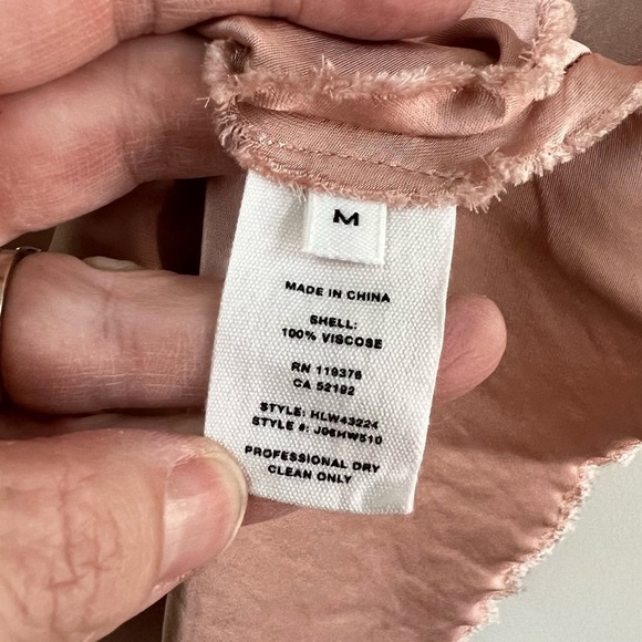 Helmut Lang Satin Back Twist Too in Sorbet - Picture 15 of 16